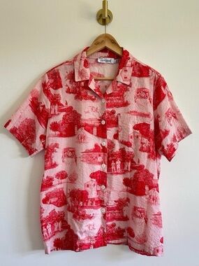 Rachel Antonoff Tony’s Toile James Shirt Size Medium